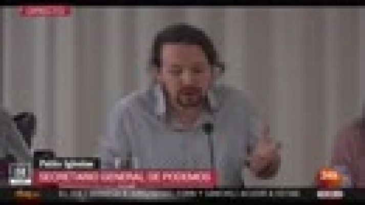 Informativo 24h - Iglesias: "Es nuestra responsabilidad que la España del 15M gane a la vieja España de las guerras de banderas"
