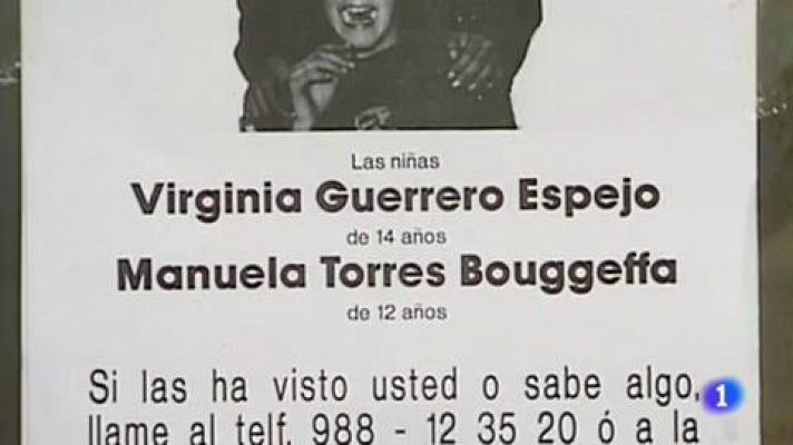 Telediario 1 - Reabierto el caso de la desaparición de dos niñas hace 25 años en Aguilar de Campoo