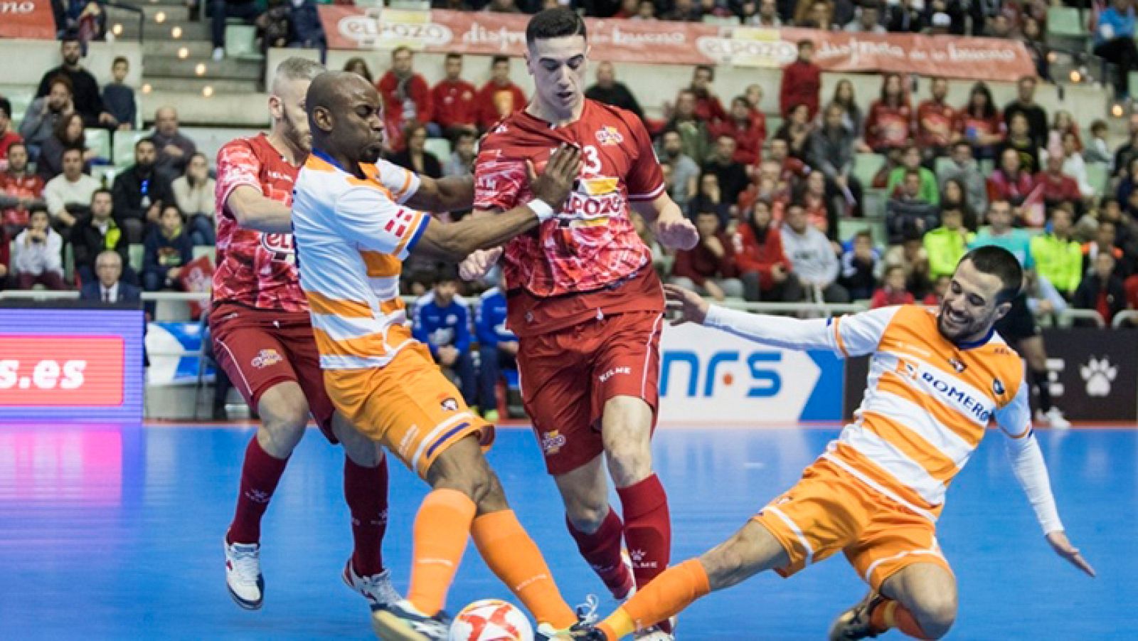 LNFS. Jornada 19: ElPozo Murcia 7 - 4 Plas.Romero Cartagena