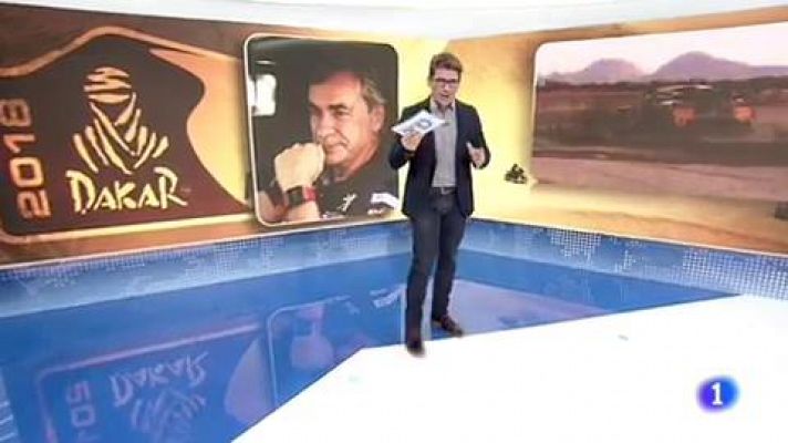 Telediario 1 - A Barreda le pasa factura la rodilla y baja al quinto puesto tras la etapa 8