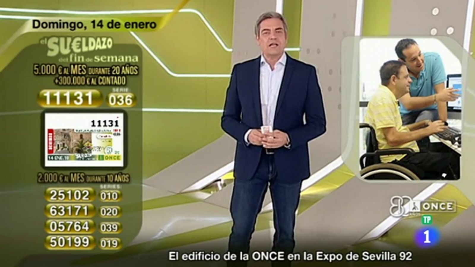 Sorteos ONCE: Sorteo ONCE - 14/01/18 | RTVE Play