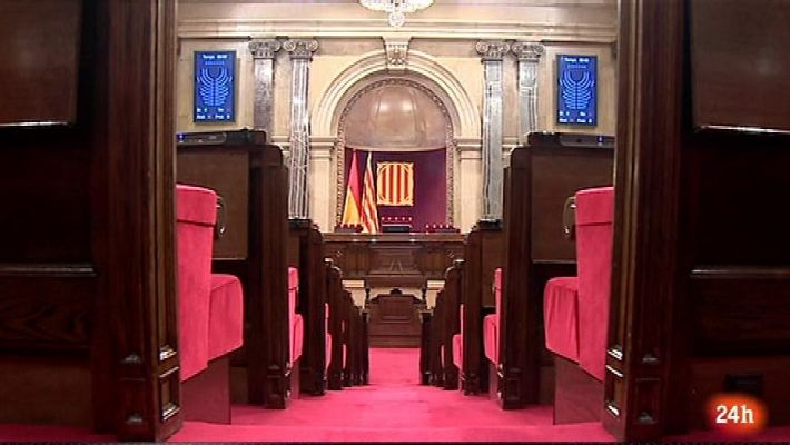 Previo a la constitución del nuevo parlamento catalán
