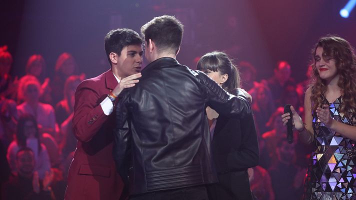 OT 2017 - Los compañeros de OT 2017 despide a Roi