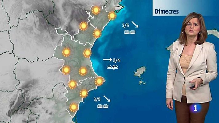 L'informatiu - Comunitat Valenciana - El tiempo en la Comunidad Valenciana - 16/01/18
