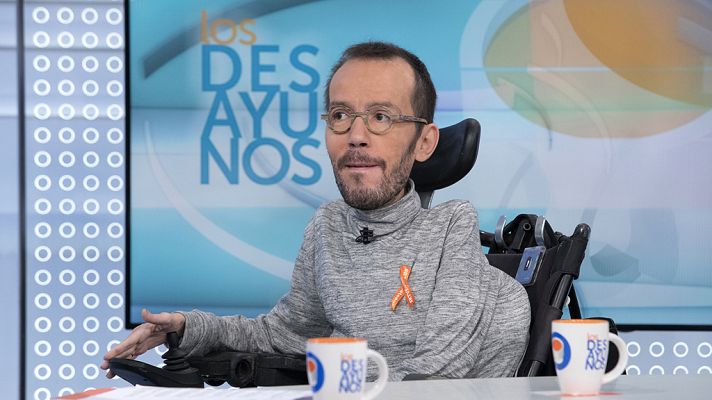 Los desayunos - Echenique desmiente que la marca 'Marea Andaluza' contravenga las directrices de Podemos: "Teresa Rodríguez ya me había avisado"