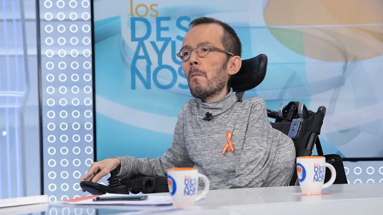 Los desayunos de TVE - Pablo Echenique, Secretario de organización de Podemos