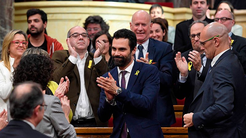 Roger Torrent, elegido nuevo presidente del Parlament