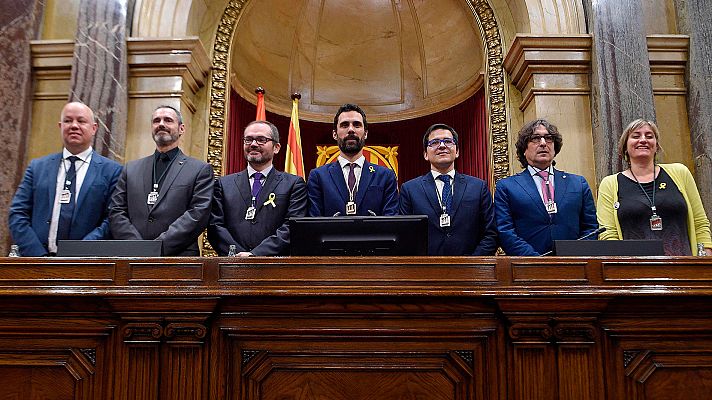 Roger Torrent, elegido nuevo presidente del Parlament