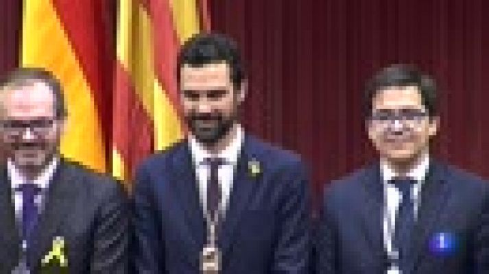 Roger Torrent se convierte en el presidente más joven del Parlamento de Cataluña