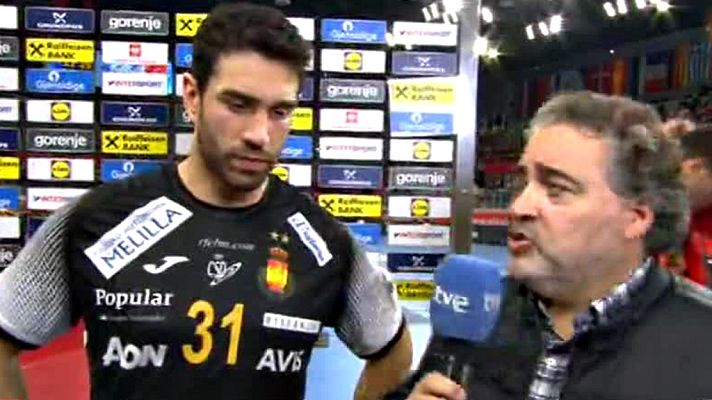 Europeo de Balonmano - Iosu Goñi: "La derrota puede venirnos bien para no relajarnos"