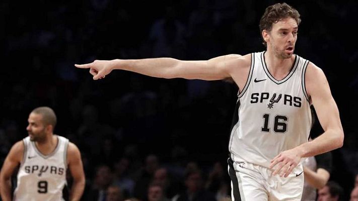 Pau lidera a los Spurs en una jornada irregular para los españoles