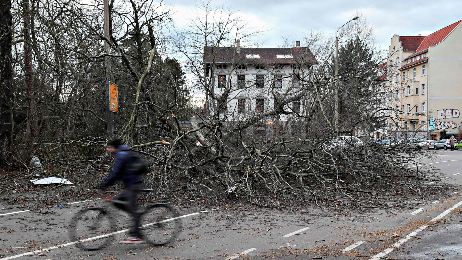 El temporal de frio y viento causa estragos en el centro de Europa
