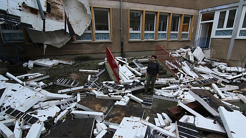 El temporal 'Friederick' alcanza Polonia, aunque reduce su fuerza