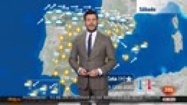 El tiempo - Fuerte viento en el norte y noreste del Península