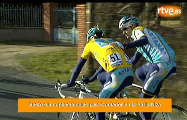  - Contador, caída sin daño