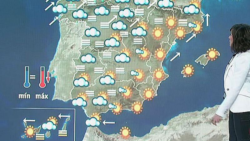 Suben las temperaturas en el este y en el sur