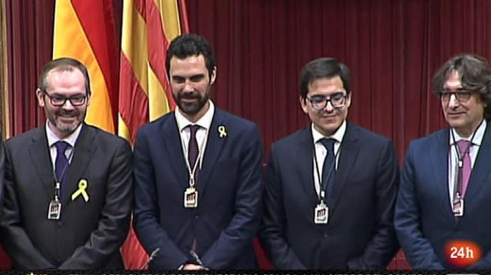 Constitución del nuevo parlament de Cataluña