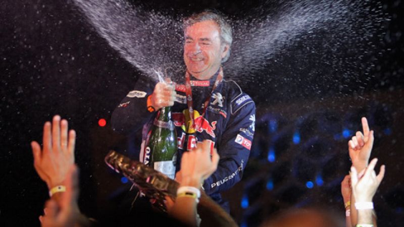 Carlos Sainz: "Esta victoria es fruto del trabajo y la ilusin" | Ver