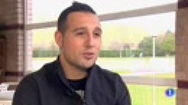 Telediario 1 - Santi Cazorla: "Ha habido momentos de tirar la toalla"