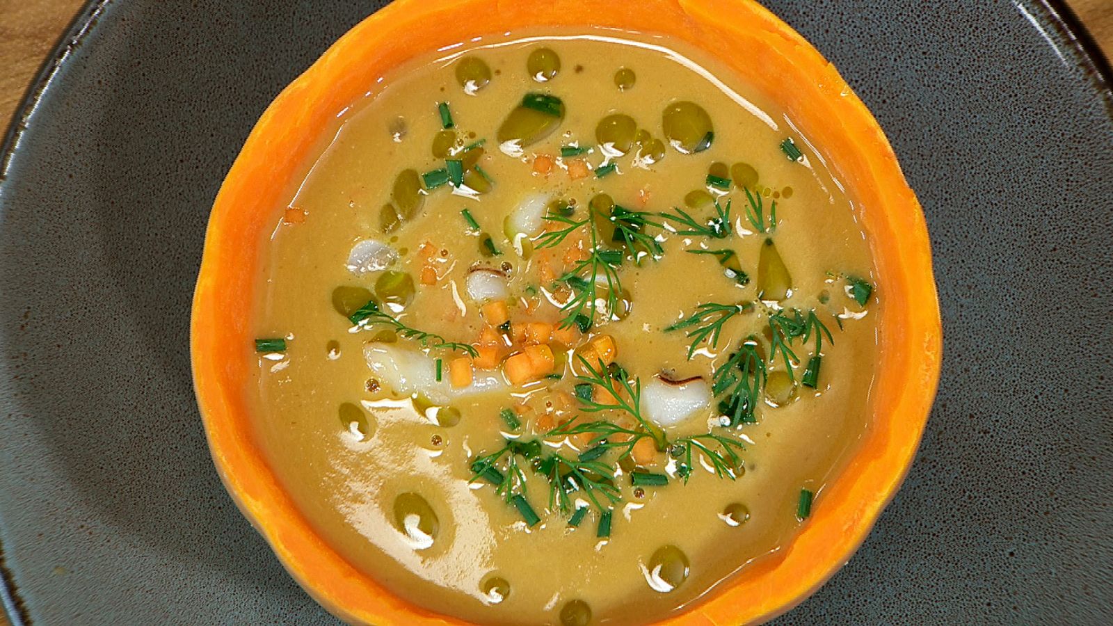 Torres en la cocina - Crema de calabaza