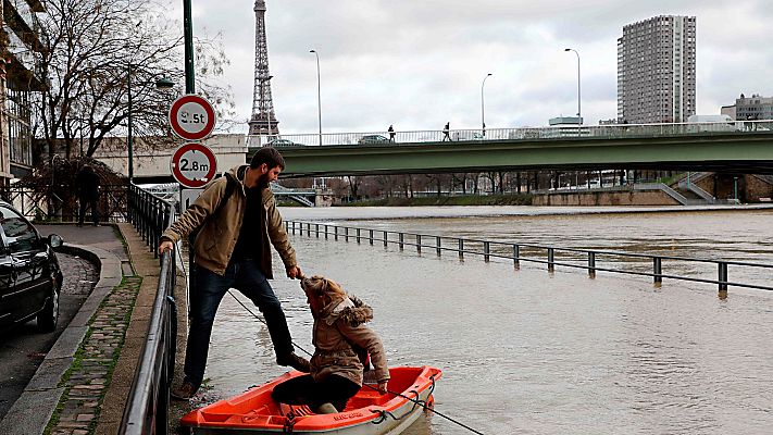 La tarde en 24h - Alerta en Francia ante la crecida del río Sena