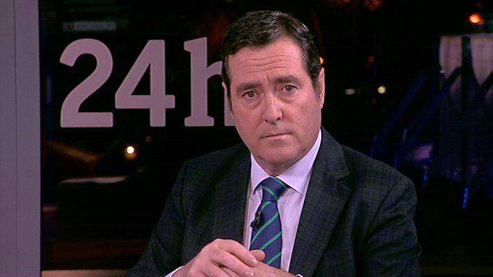 La noche en 24h - Garamendi diferencia entre igualdad y brecha salarial