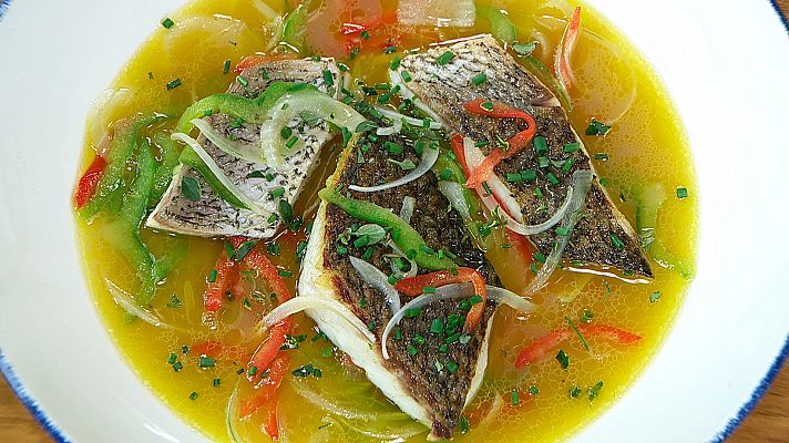 RTVE Cocina - Corvina en escabeche