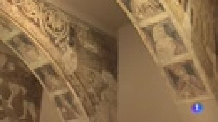 Telediario 1 - La jueza paraliza el traslado de los frescos de Sijena ante el riesgo de deterioro