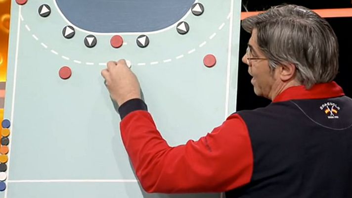 Europeo de Balonmano - La pizarra de Urdiales. El gran primer tiempo de los 'Hispanos' ante Francia