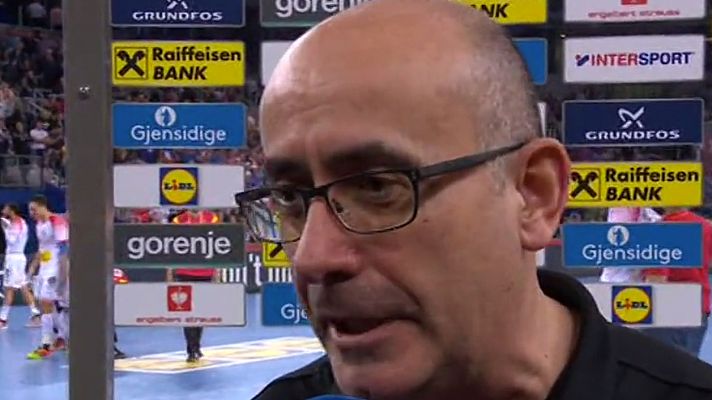 Europeo de Balonmano - Europeo de balonmano 2018. Jordi Ribera: "Ha sido un partido perfecto"