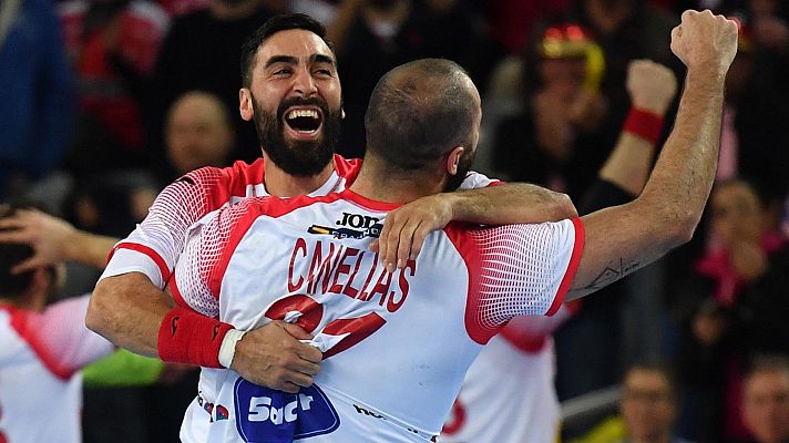 Telediario 1 - Europeo de balonmano 2018. España firma el "partido perfecto" ante Francia