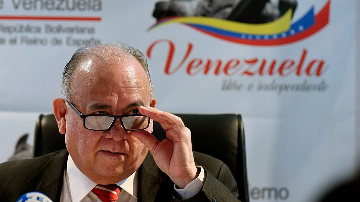 Telediario 1 - España expulsa al embajador de Venezuela en aplicación del "principio de reciprocidad"