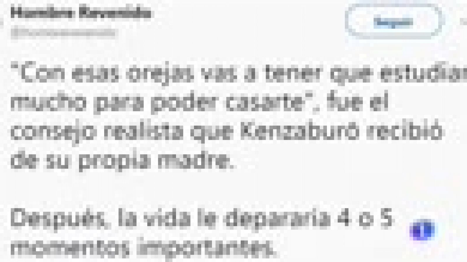 Telediario 1: La historia del escritor japonés Kenzaburo se vuelve viral | RTVE Play