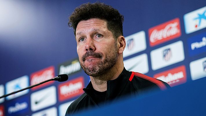 Telediario 1 - Simeone, sobre su sanción: "El comité y los árbitros saben lo que hacen"