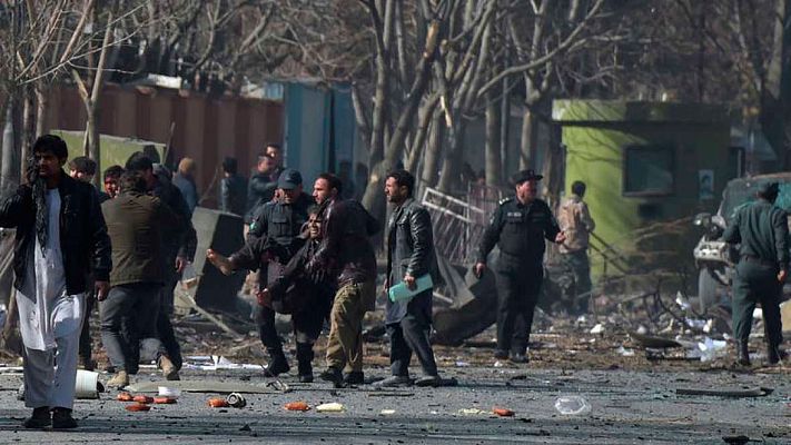 Masacre en el centro de la capital afgana