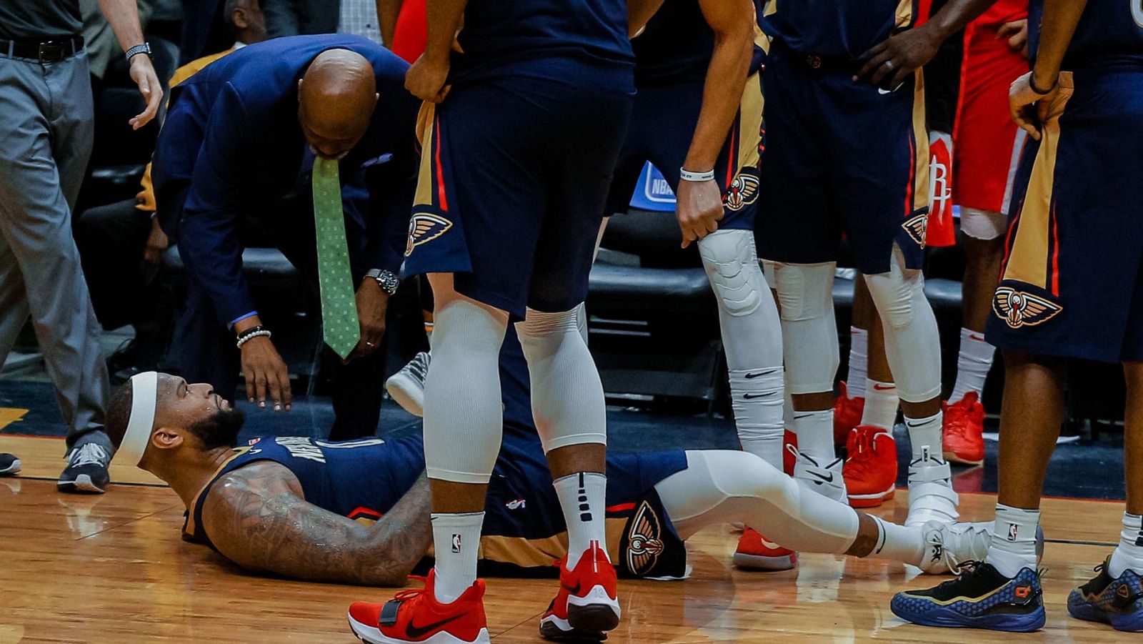 DeMarcus Cousins se rompe el tendón de Aquiles y se perderá el resto de la temporada - Baloncesto en RTVE | Ver