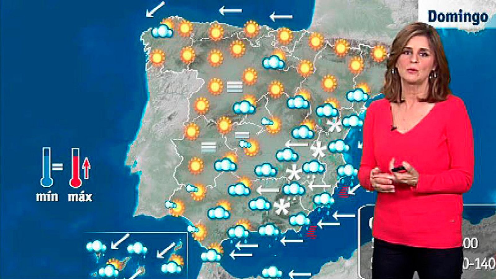 Lluvias fuertes en el Levante, Andalucía oriental y área del Estrecho