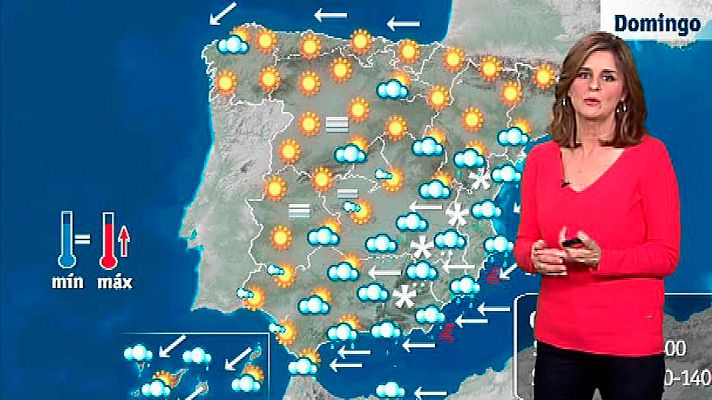 Lluvias fuertes en el Levante, Andalucía oriental y área del Estrecho