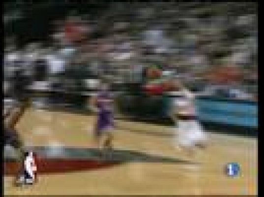 Baloncesto en RTVE - Rudy se lleva un buen susto