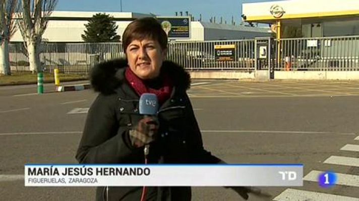 Telediario 1 - En Figueruelas la dirección  y el comité de empresa de OPEL intentan acercar posturas