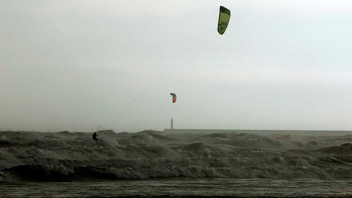 Telediario 1 - Primer temporal del año en el Levante