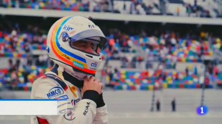 Telediario 1 - Alonso vibra en su debut en Daytona