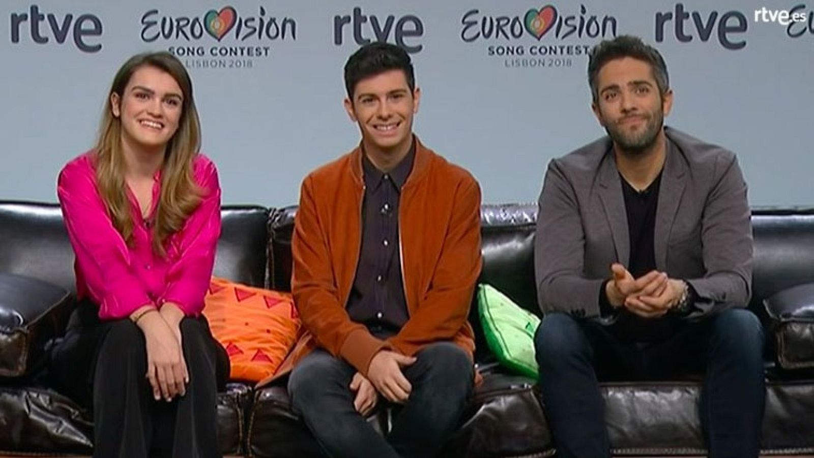 Primera rueda de prensa de Alfred y Amaia como representantes de España para Eurovisión