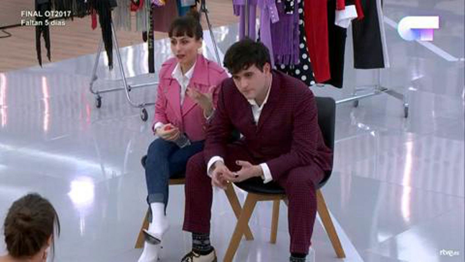 OT 2017 - María Escoté y Palomo Spain visitan la academia