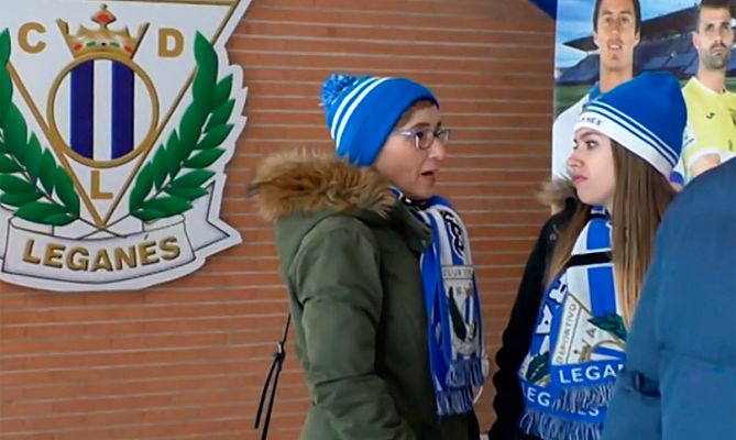 Blanca, la 'guerrera' del Leganés