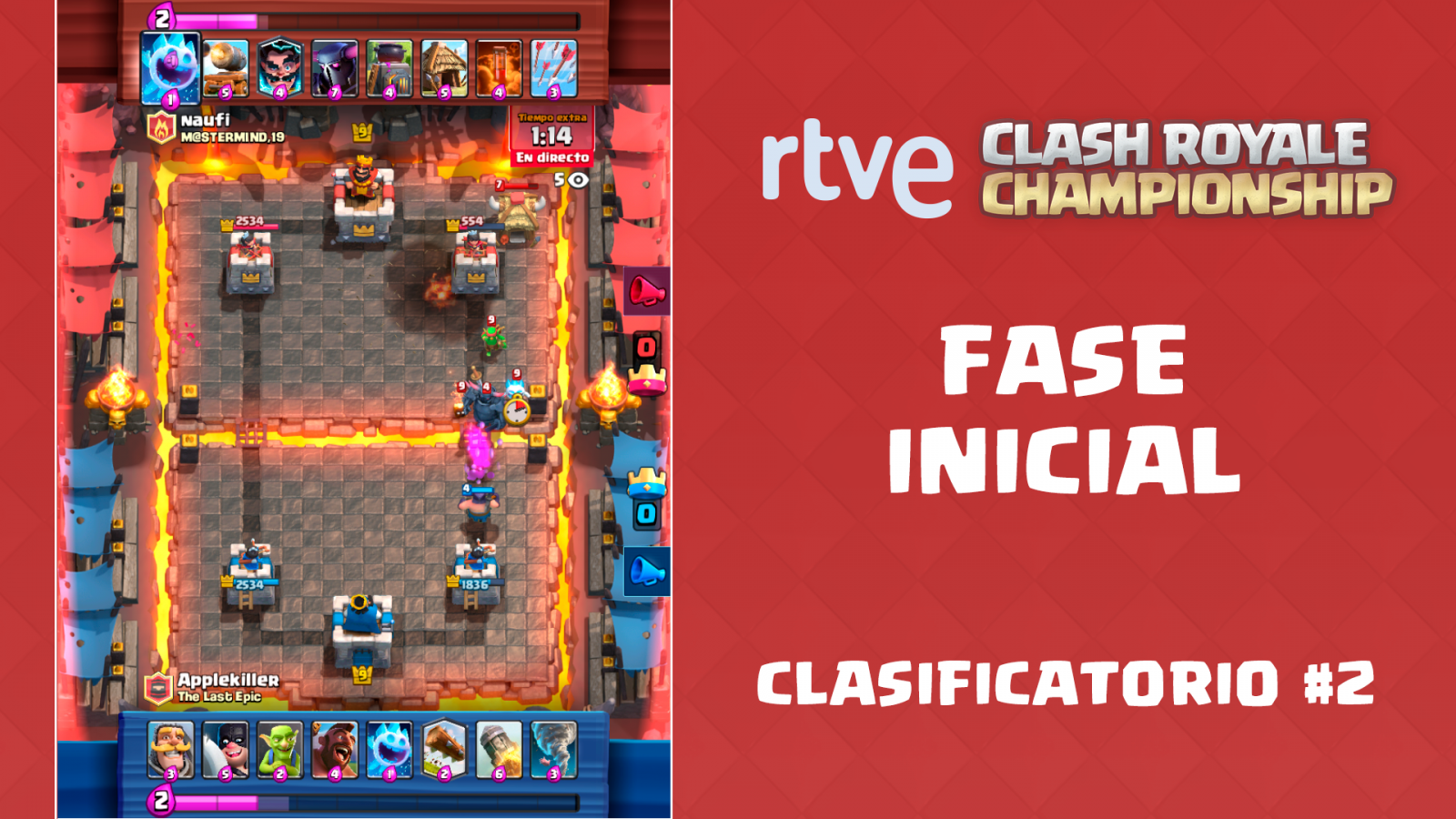 RTVE Clash Royale Championship. Clasificatorio #2 - Fase inicial
