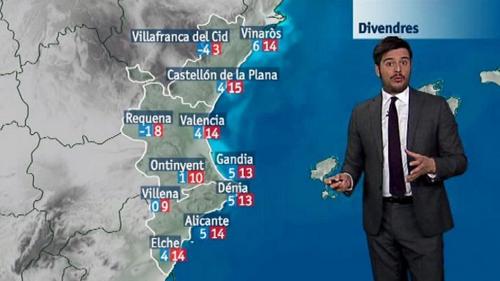 L'informatiu - Comunitat Valenciana - El tiempo en la Comunidad Valenciana - 01/02/18