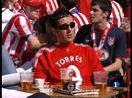 Champions League - Oporto se tiñe de 'rojiblanco'