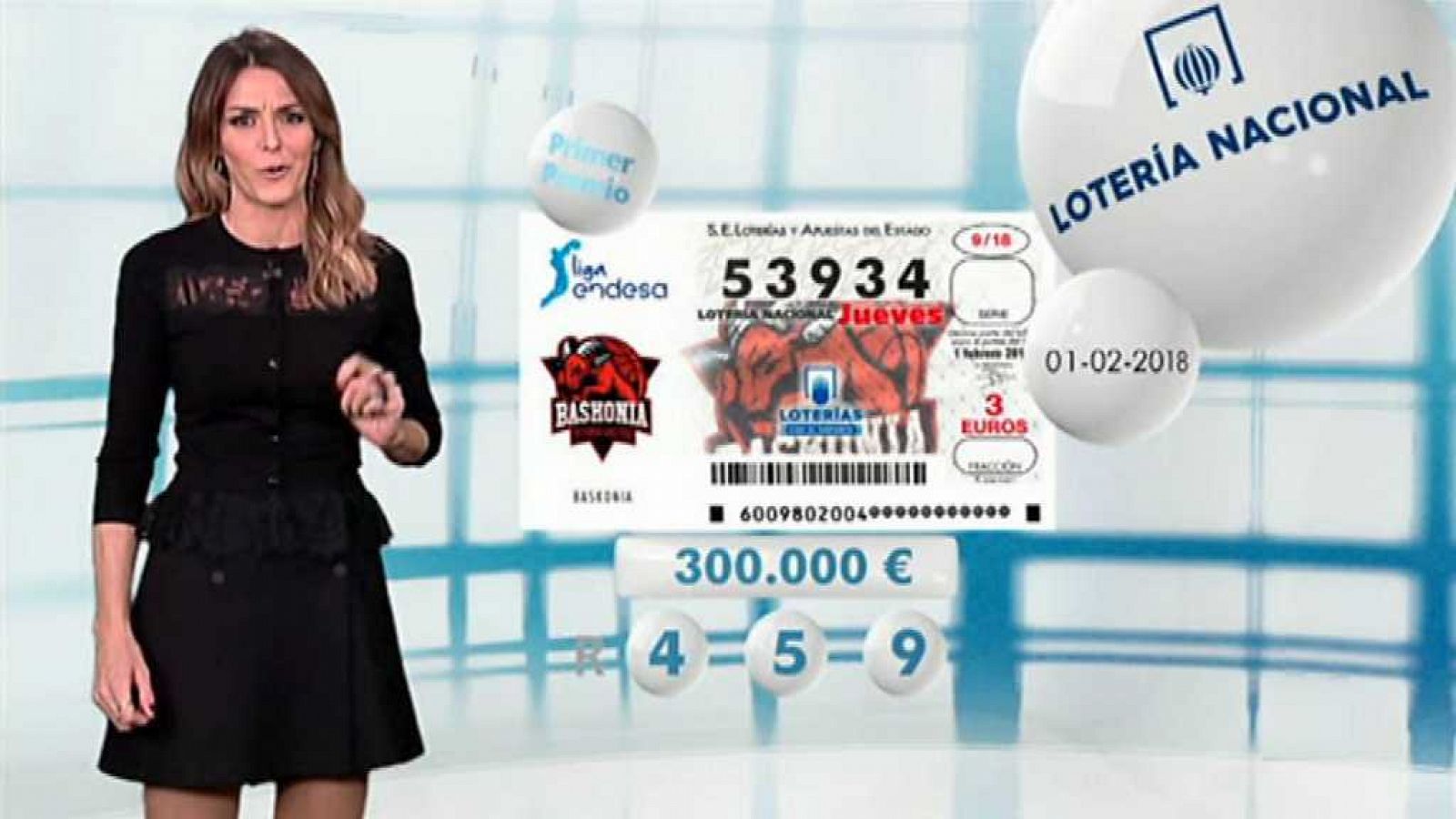 Loterías: Lotería Nacional + La Primitiva + Bonoloto - 01/02/18 | RTVE Play