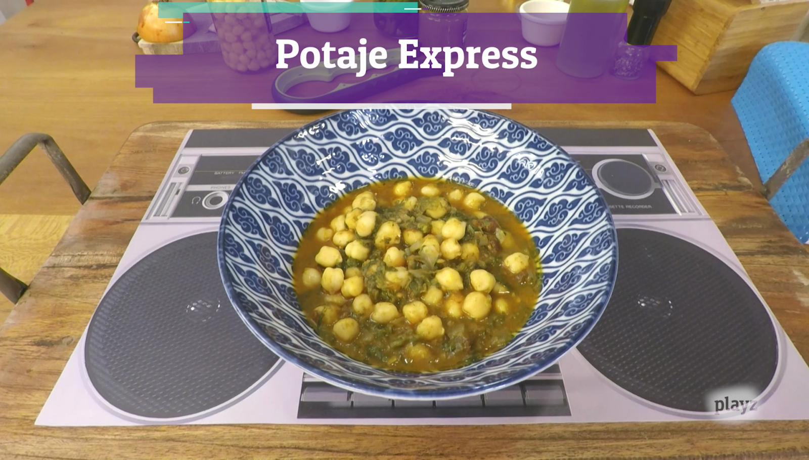 Playchez - Receta: potaje exprés